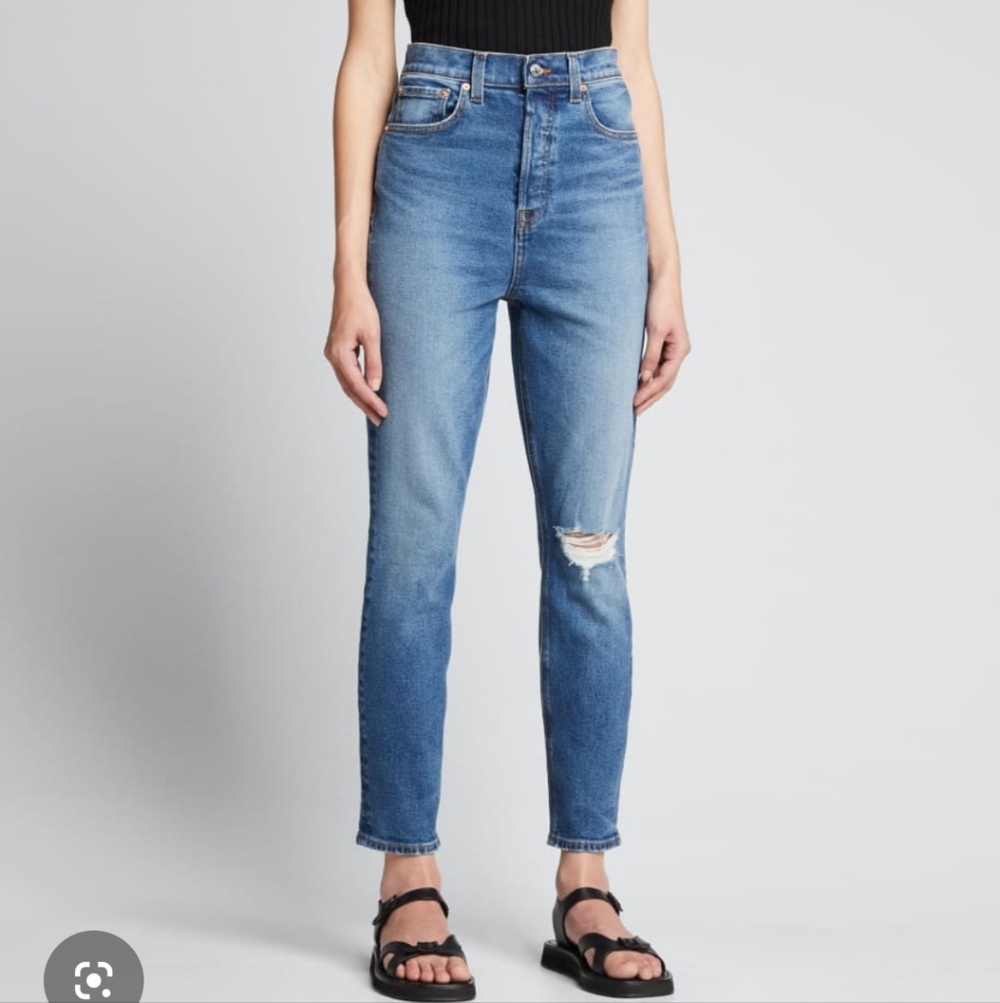 GRLFRND The Piper Super High Rise Stretch Slim Crop Jeans